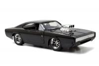 Rychle a zběsile auto 1970 Dodge Charger 1:24 + figurka Dominic Toretto